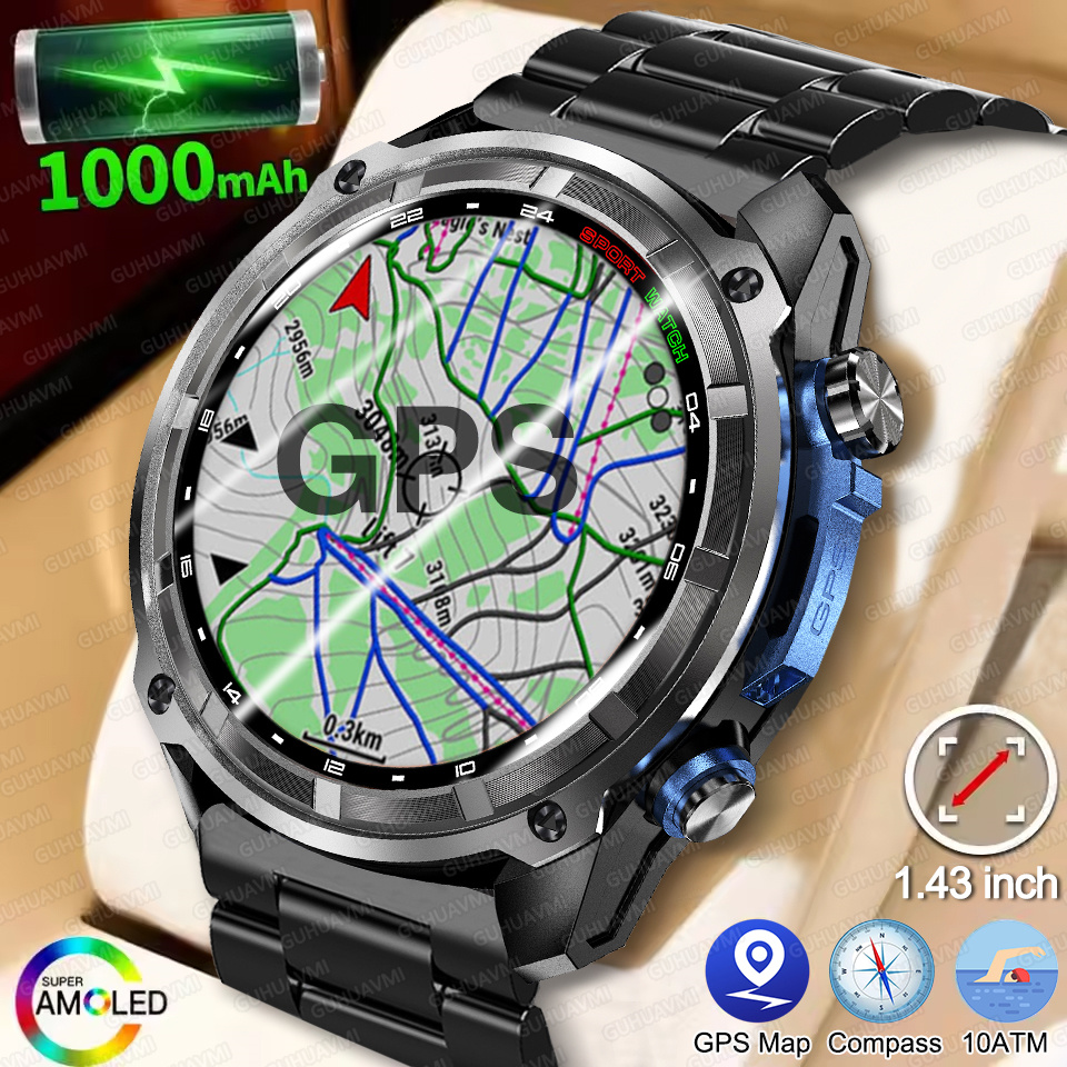 Outdoor Power Meter Box - Smartwatch T-Rex3 Pro GPS z mapami