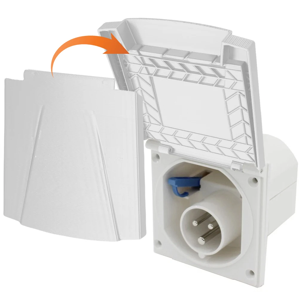 Outdoor Power Point Cover - Pokrywa gniazda elektrycznego do kampera, zewnętrzna,