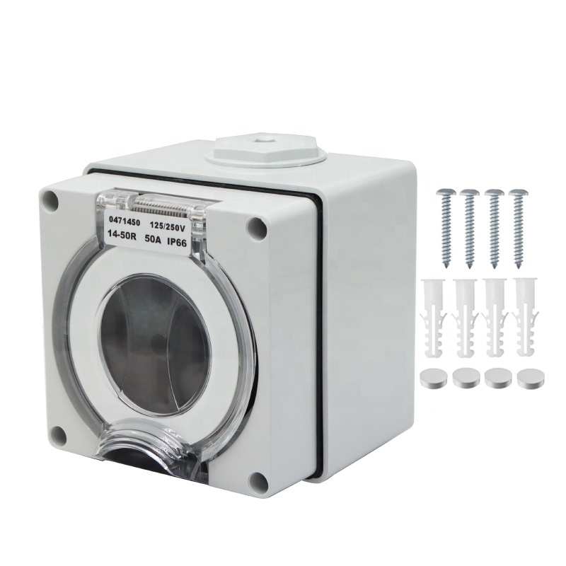 Outdoor Power Outlet Waterproof - Obudowa gniazda zasilania generatora 50A do