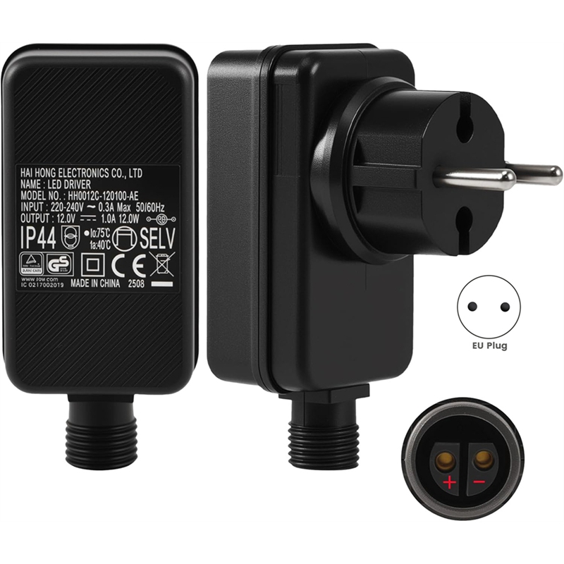 Outdoor Use Power Strip - Zasilacz LED 12V/1A, zamiennik do lampki