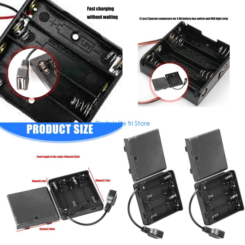 Outdoor Use Power Strip - E06D 4-gniazdowa obudowa baterii Zasilacz USB