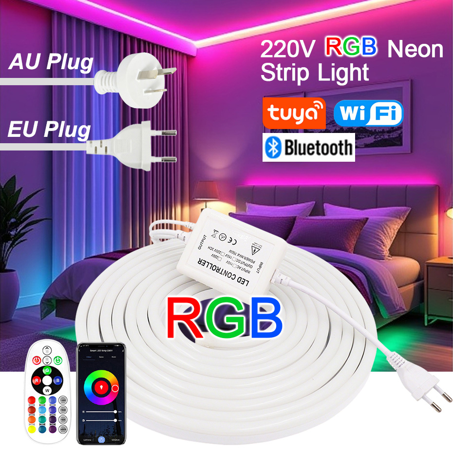 Outdoor Power Strip - Taśma LED Neon RGB 220V z