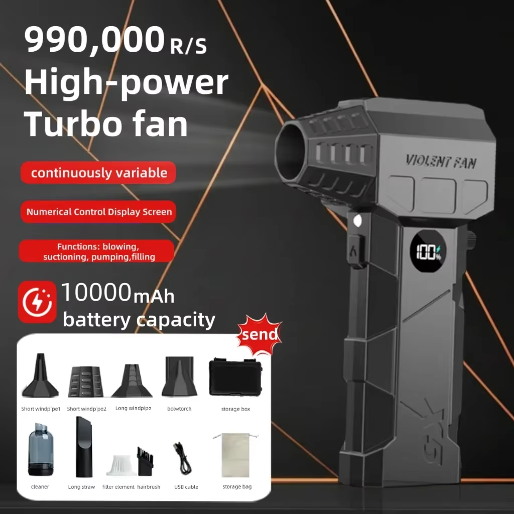 Outdoor Power Vacuum - Wentylator turbodoładowany X5, silnik 99 000