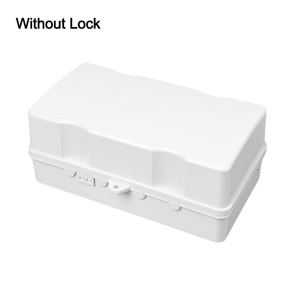 Outdoor Power Outlet Waterproof - Przenośna Plastikowa Skrzynka Gniazdka Antykradzieżowa Wodoodporna