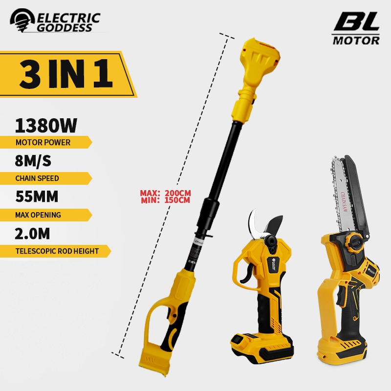 Electric Chainsaw Battery - Akumulatorowa pilarka elektryczna bezszczotkowa 6 cali