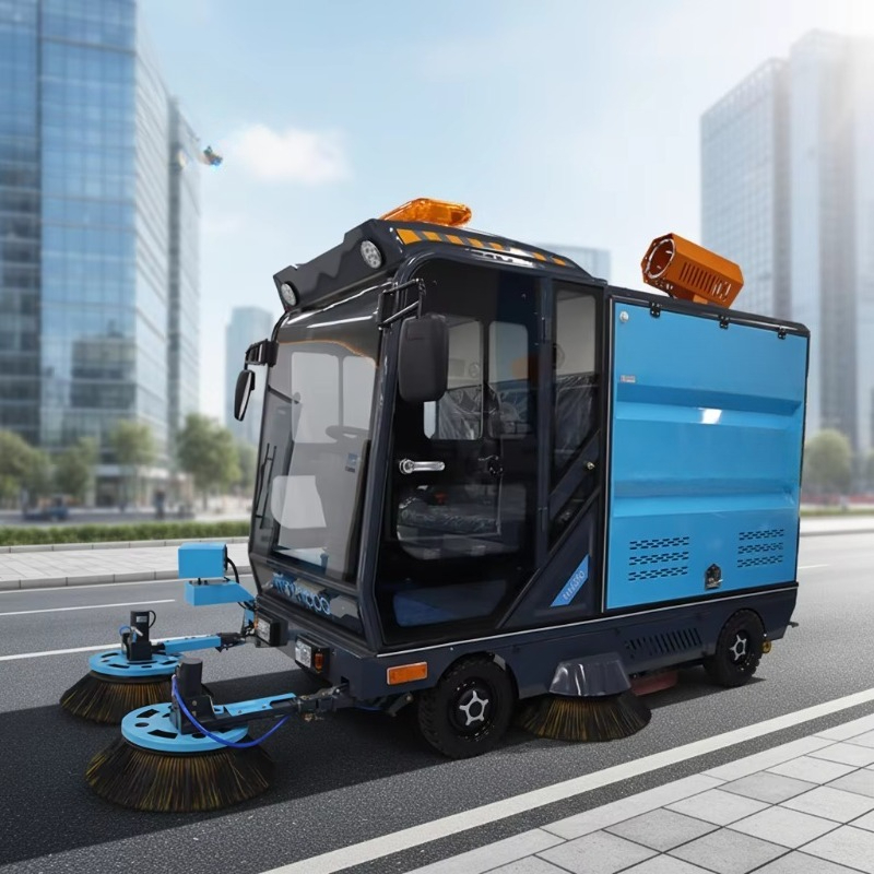 Outdoor Power Vacuum - Elektryczna zamiatarka uliczna o niskim zużyciu