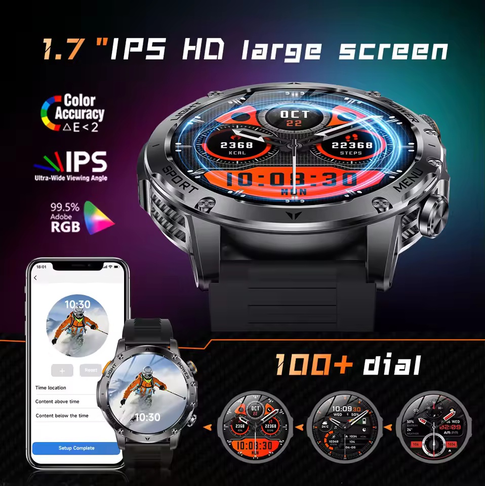 Nowy męski smartwatch sportowy – Outdoor Power Meter Box recenzja i cena