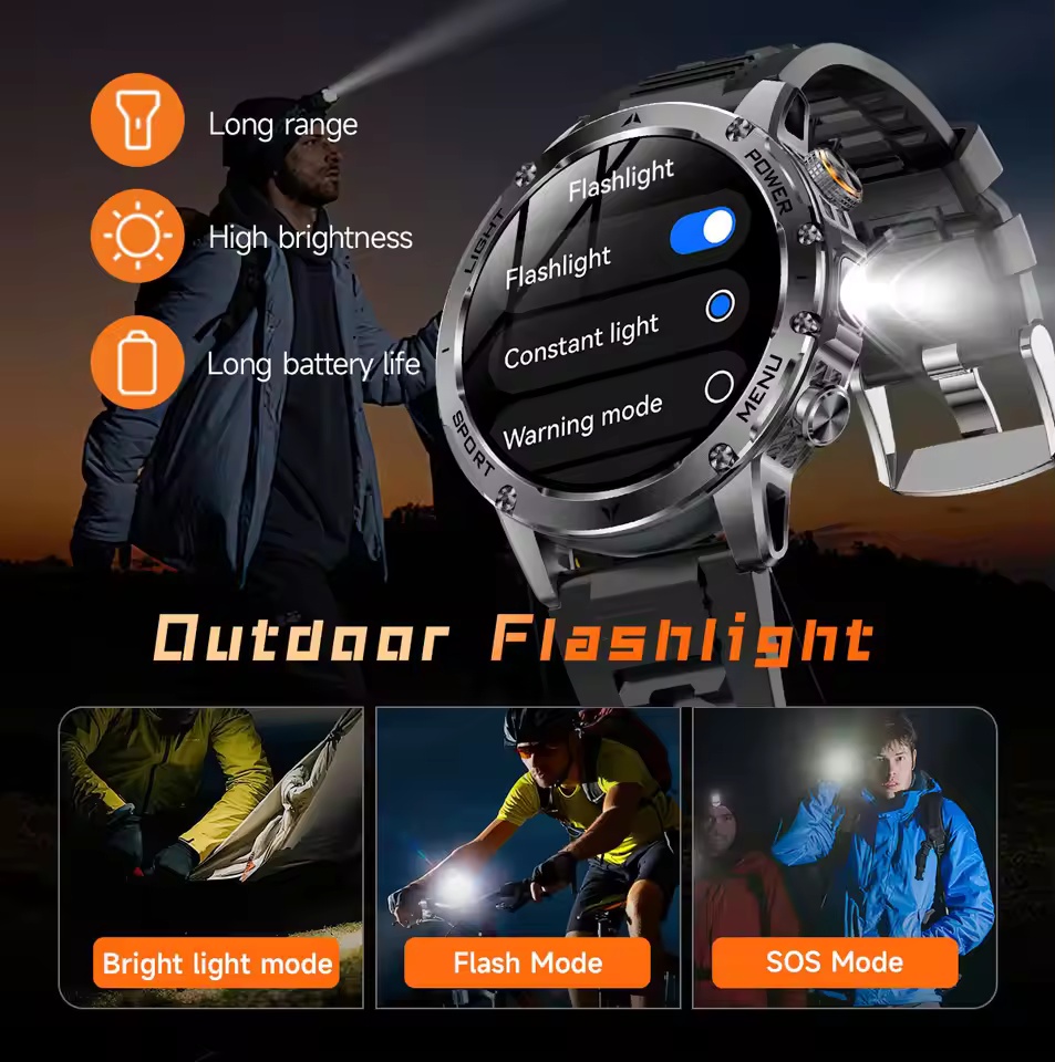 Nowy męski smartwatch sportowy – Outdoor Power Meter Box recenzja i cena