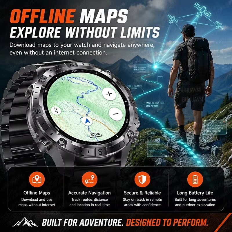 T-Rex3 Pro Nowy Smartwatch GPS – Outdoor Power Meter Box recenzja i cena