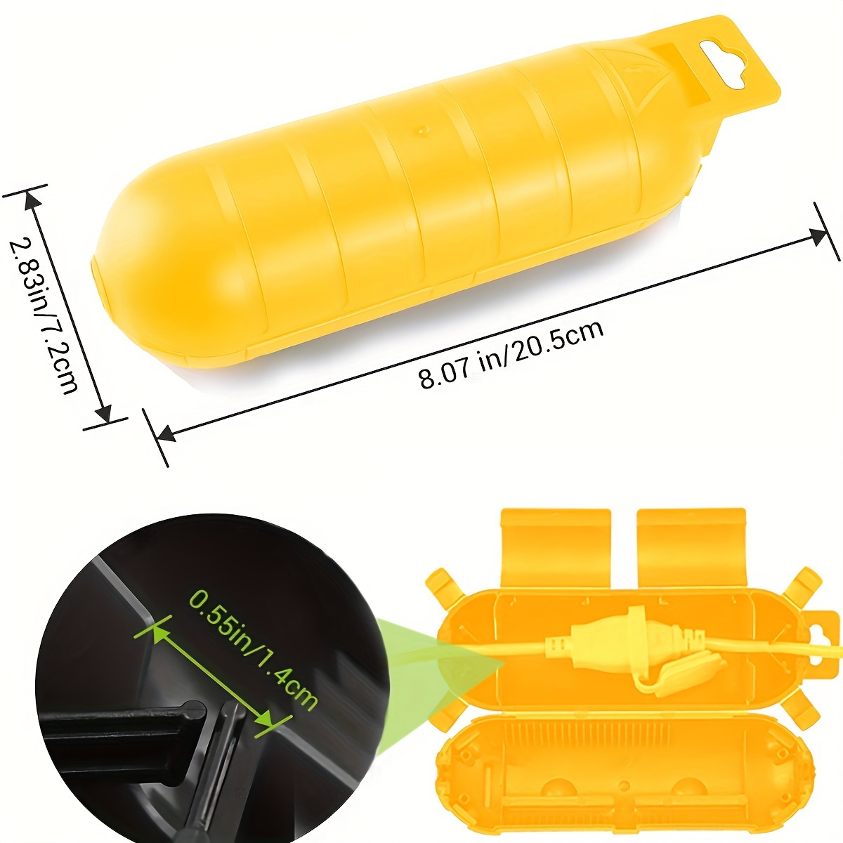 Przedłużacz z żółtym przewodem – Outdoor Power Point Cover recenzja i cena