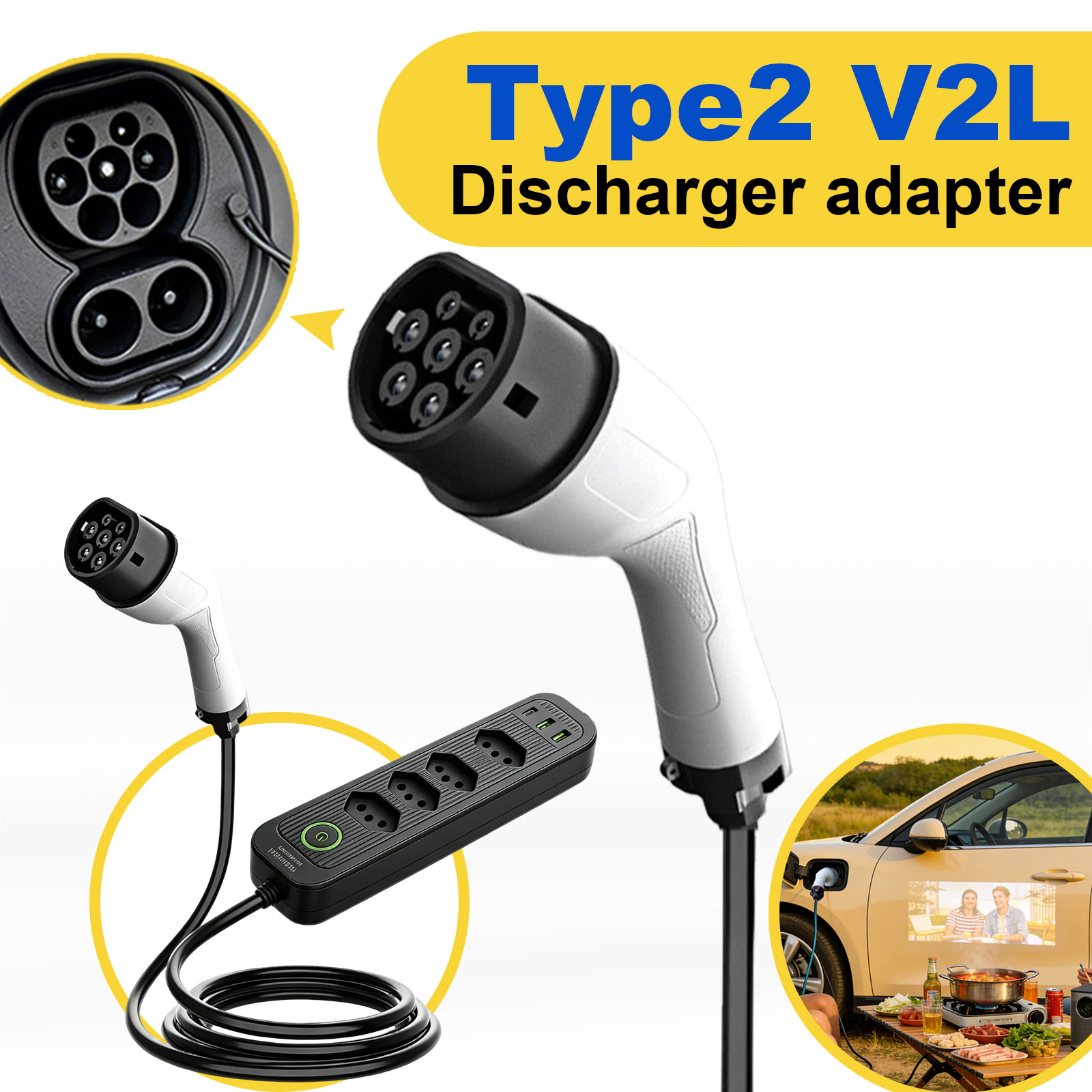 Adapter rozruchowy Type2 V2L 1 – Outdoor Power Module recenzja i cena