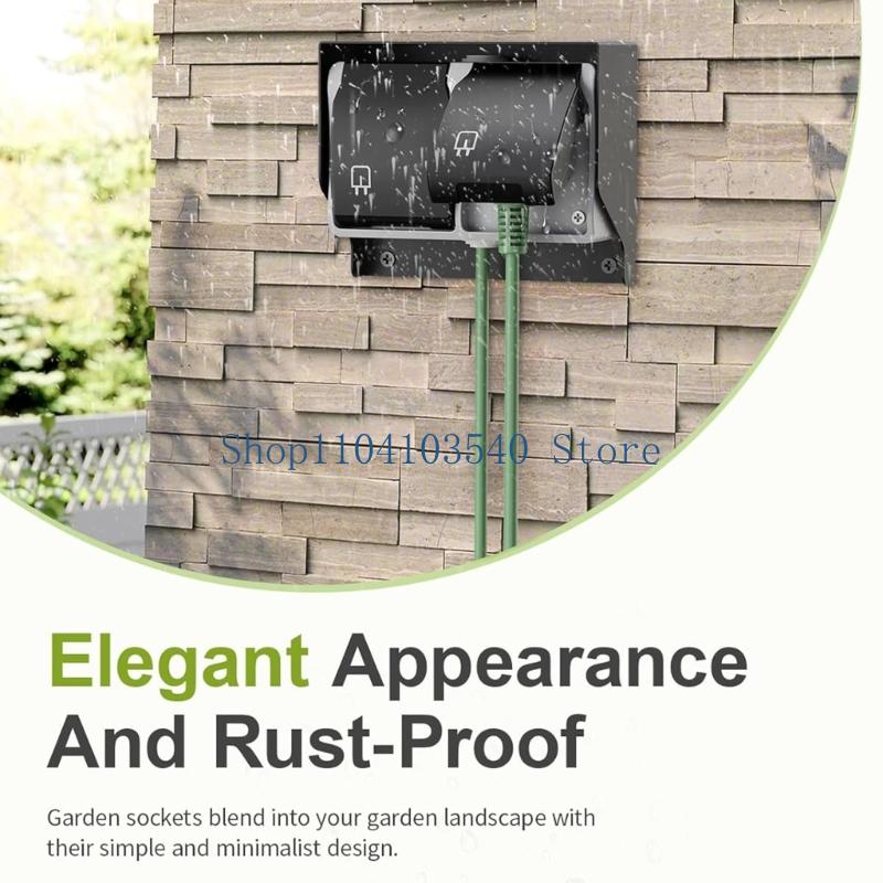 02DC Elektryczne Gniazdo Dwuol – Outdoor Power Outlet Waterproof recenzja i cena