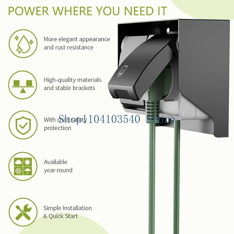 02DC Elektryczne Gniazdo Dwuol – Outdoor Power Outlet Waterproof recenzja i cena