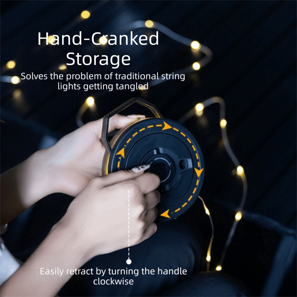 Lampa LED do namiotu, lampki L – Outdoor Power Strip recenzja i cena