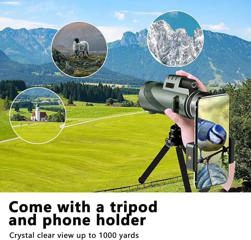 Monokular 80x100 HD do adapter – Outdoor Power Point recenzja i cena