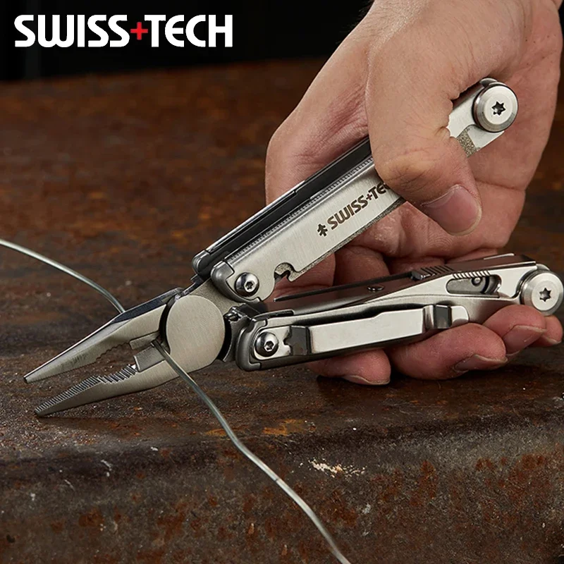 SWISS TECH 18 w 1 Multitool Sz – Outdoor Power Board recenzja i cena