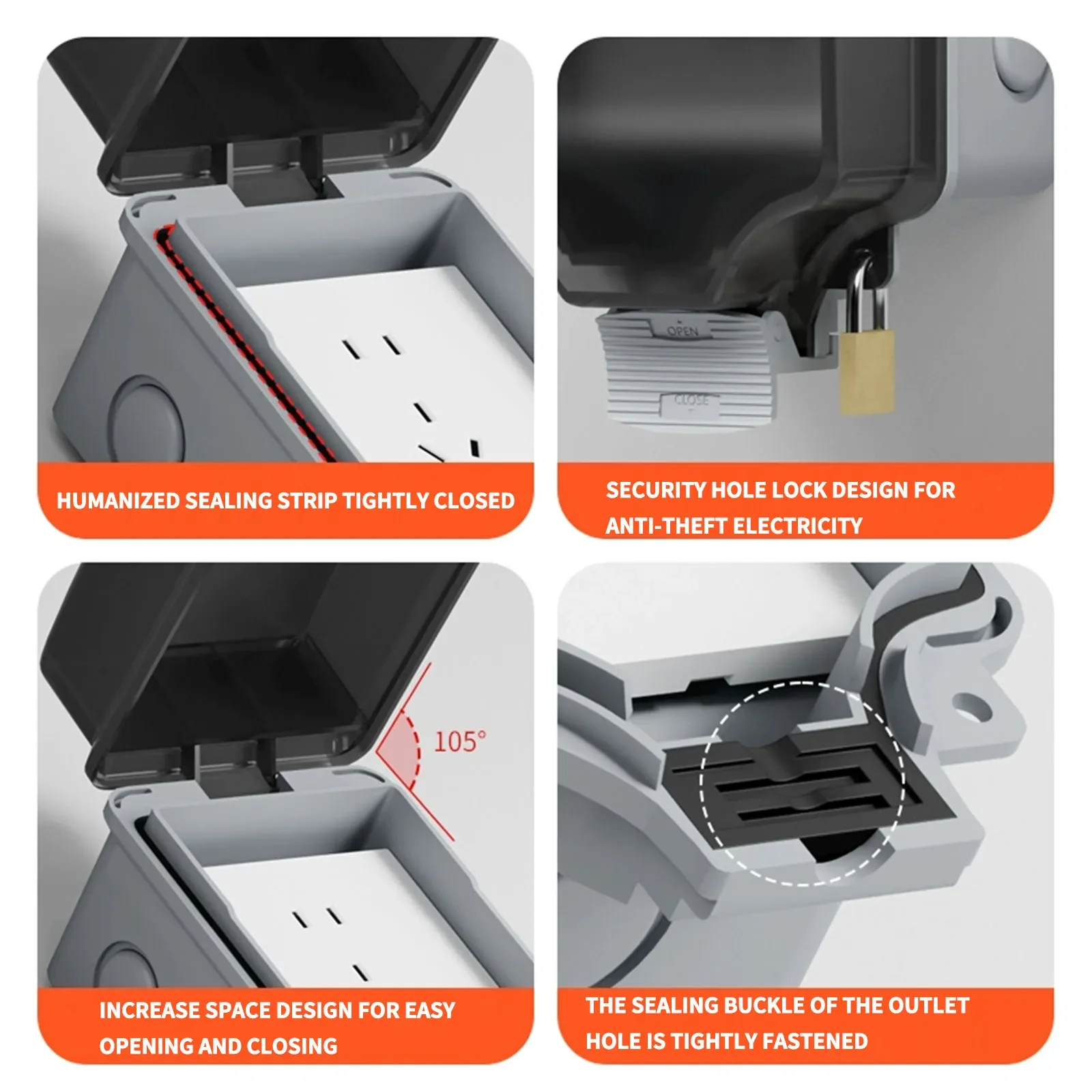 Panel ładowania zasilania IP66 – Outdoor Power Outlet Waterproof recenzja i cena
